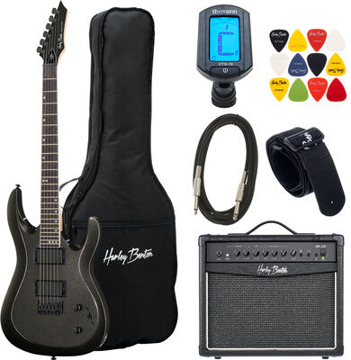 Harley Benton R-446 Graphite Metallic Set Graphite Metallic Gloss