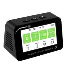 PCE Instruments Partikelzähler PCE-RCM 16 0 … 999 µg/m³ 0 ... 5000 ppm/m³ PM1 PM2,5 PM10 Grenzwertalarm