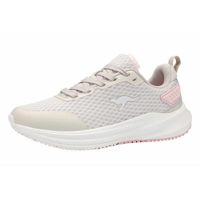 Sneaker KANGAROOS "K-RDW FAM", Damen, Gr. 38, sandweiß, frost pink, Mesh, Synthetik, Schuhe Sneaker