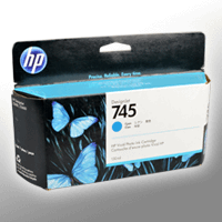 HP Tinte F9J97A 745 cyan