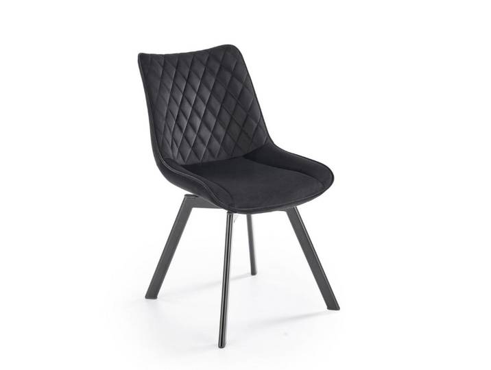 designimpex Esszimmerstuhl Design Esszimmerstuhl STH-777 360 Grad drehbar Samt Stuhl Stühle