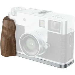 SMALLRIG 5223 L-förmige Montageplatte mit Holzgriff für FUJIFILM X-half silber