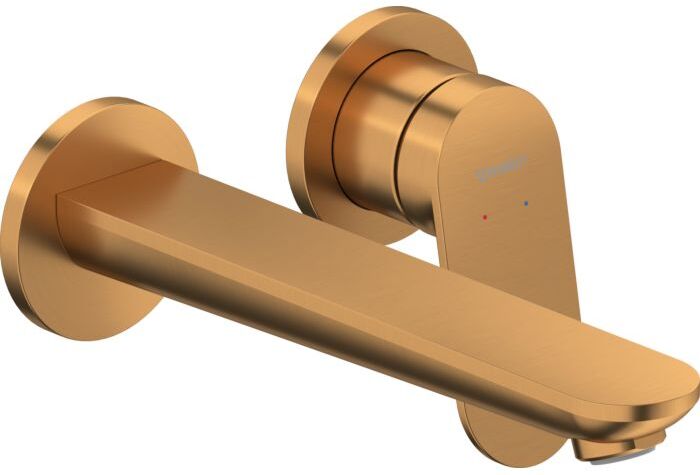 Duravit Wave Unterputz-Waschtischarmatur Fertigmontageset WA1070004004 Ausladung 202mm, Bronze gebürstet
