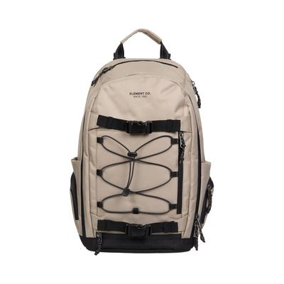 Cityrucksack ELEMENT "Scheme Skate", Herren, beige (aluminum), Polyester, Rucksäcke Cityrucksack