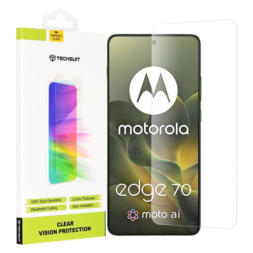Techsuit - Clear Vision Glass - Motorola Edge 70 - Transparent (Motorola Edge 70) (64745109)