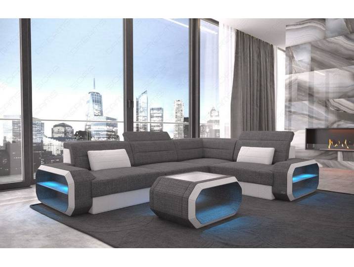 Ecksofa Verona L-Form aus Stoff