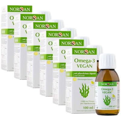 6x Norsan Omega-3 vegan flüssig 6x100 ml Flüssigkeit