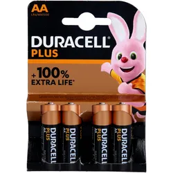 Batterie Mignon Lr6 Mn1500 Duracell Plus 4 ST