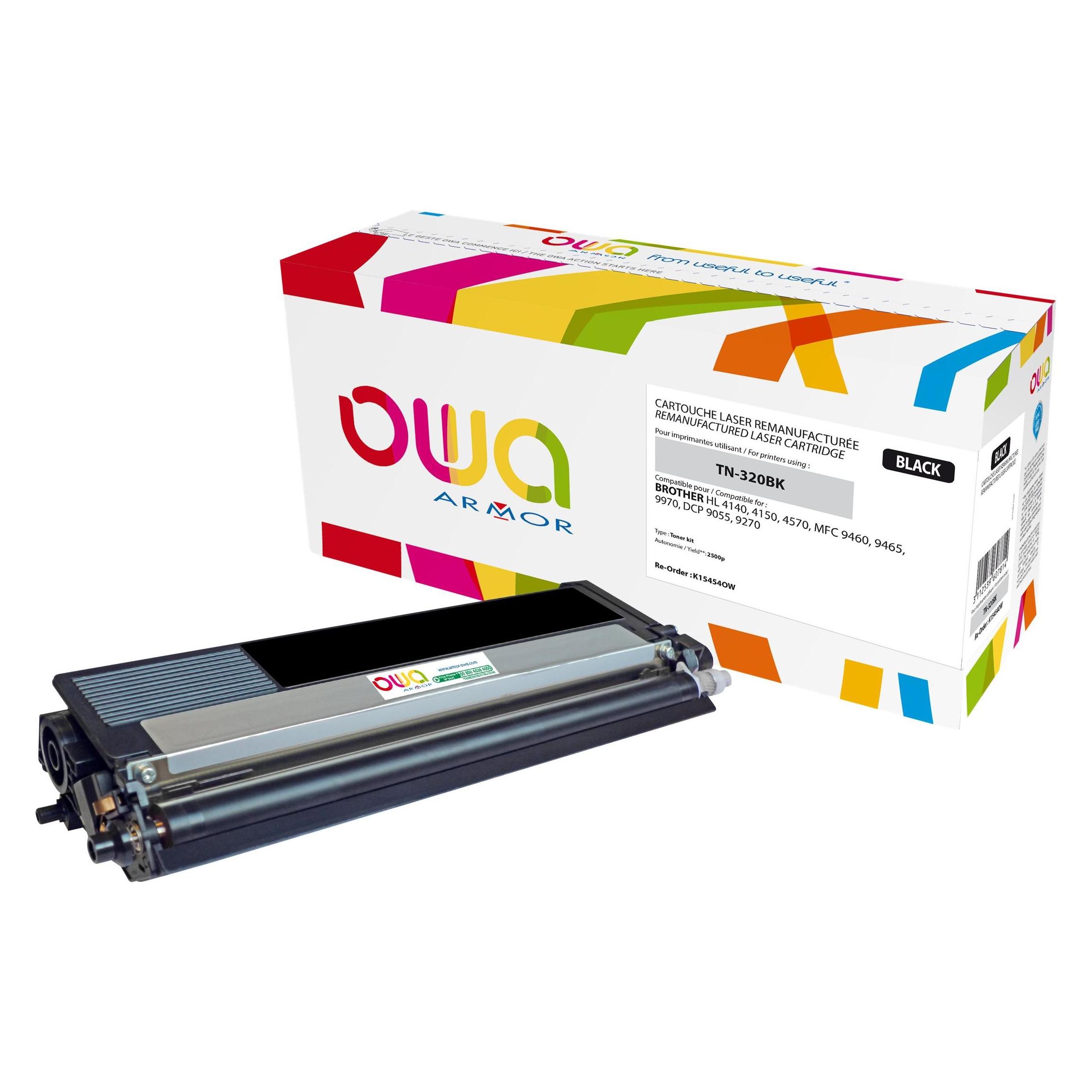 Armor OWA OWA - Schwarz  - Tonerpatrone - für Brother DCP-9055 (BK) (K15454OW)