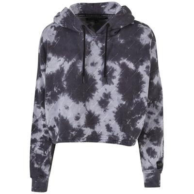 Kapuzensweatshirt ROCAWEAR "Rocawear Damen Rocawear Get Loud Cropped Hoody", Damen, Gr. L, schwarz, 80% Baumwolle, 20% Polyester, Rundhals, Sweatshirts