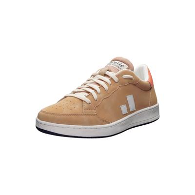 Sneaker ETHLETIC "Jesse", Damen, Gr. 38, braun (tan beige, bleached orange), Obermaterial: 55% Polyurethan, 45% Polyester. Futter: 100% Polyester. Decksohle: 100% Polyester. Sohle: Naturkautschuk, Gummi, Schuhe Sneaker, recyceltes Produkt
