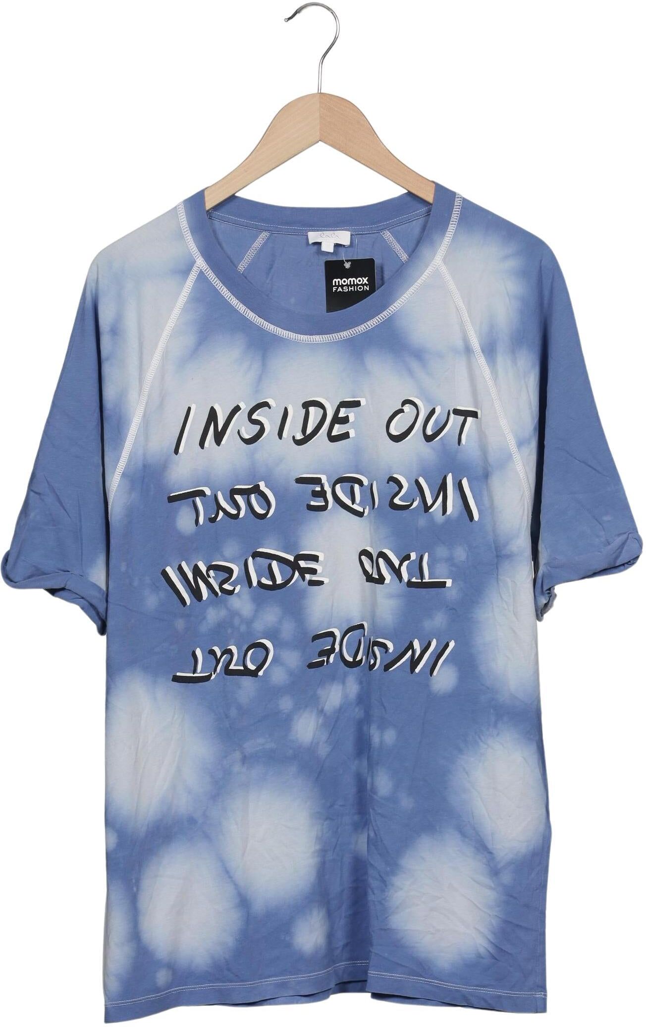Lala Berlin Damen T-Shirt, Hellblau, Gr. M, Baumwolle - Second Hand