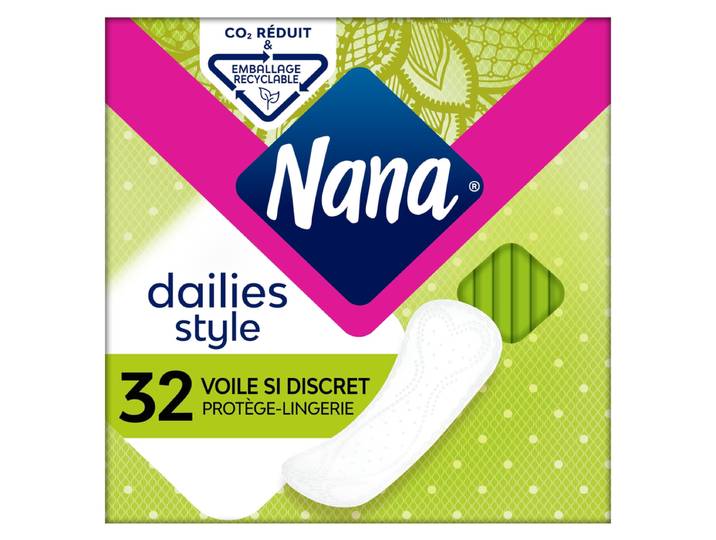 NANA Dailies Style Protège-slips - Ultra fins et respirants - 32 unités