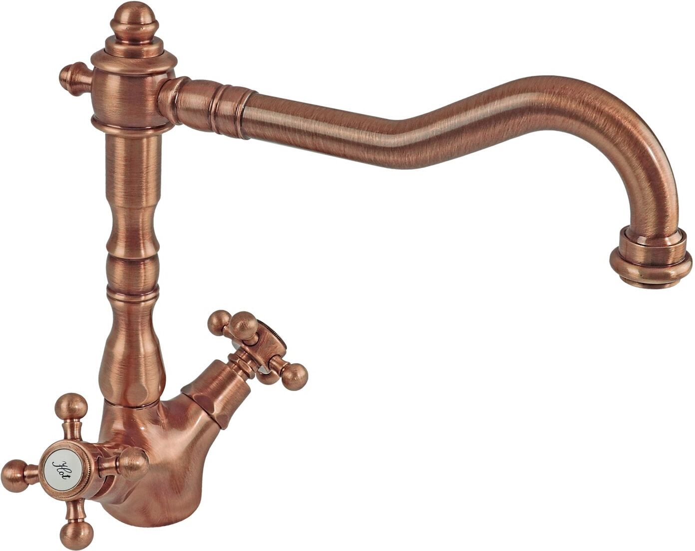 Kronenbach IOTA 2.0 two-handle basin mixer without drain 54903RMKB