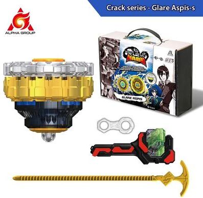 Uplift Essentials Infinity Nado 3 Crack Series 2 in 1 Split Metal Battle Gyroscope glare Aspis