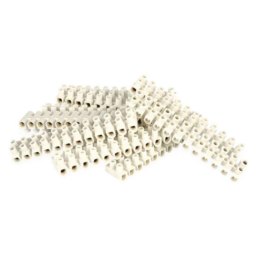 Emos Klemmleiste 6-10 mm2, weiss, 10 Stk (70415906)