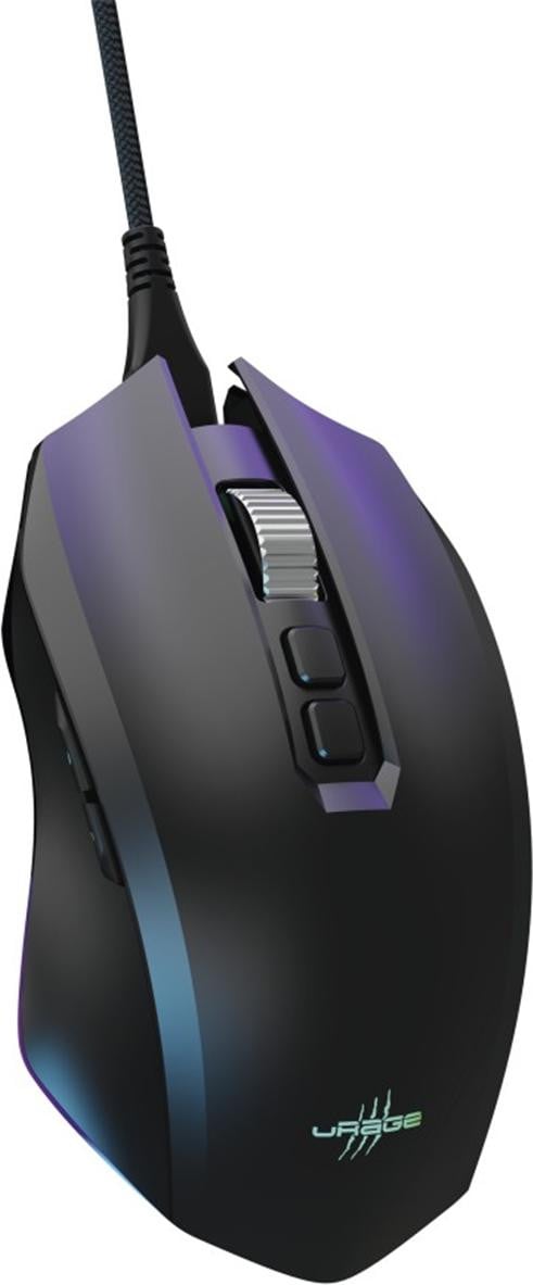 uRage Reaper 800 8K Gamingmuis met optische sensor en 26000 DPI, USB Type-C, geschikt voor linker- en rechterhand