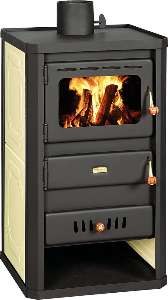 Kaminofen, Holzofen Wasserführend Prity, Modell S2 W10, Leistung 13.3kW