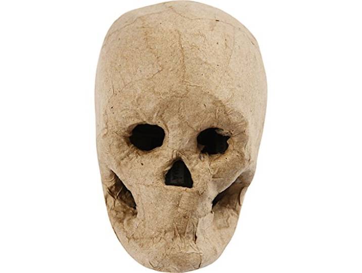 Creativ 592572 papier-maché doodskop, 10 cm
