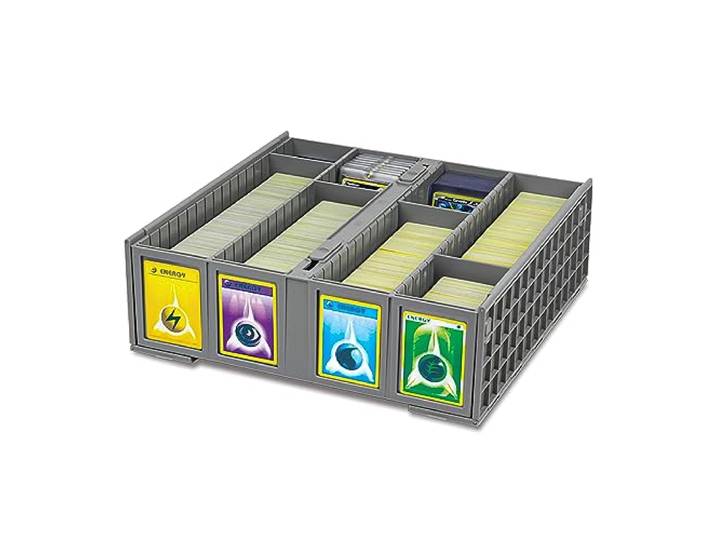 BCW 3200 Sammelkarten-Abfalleimer – Grau