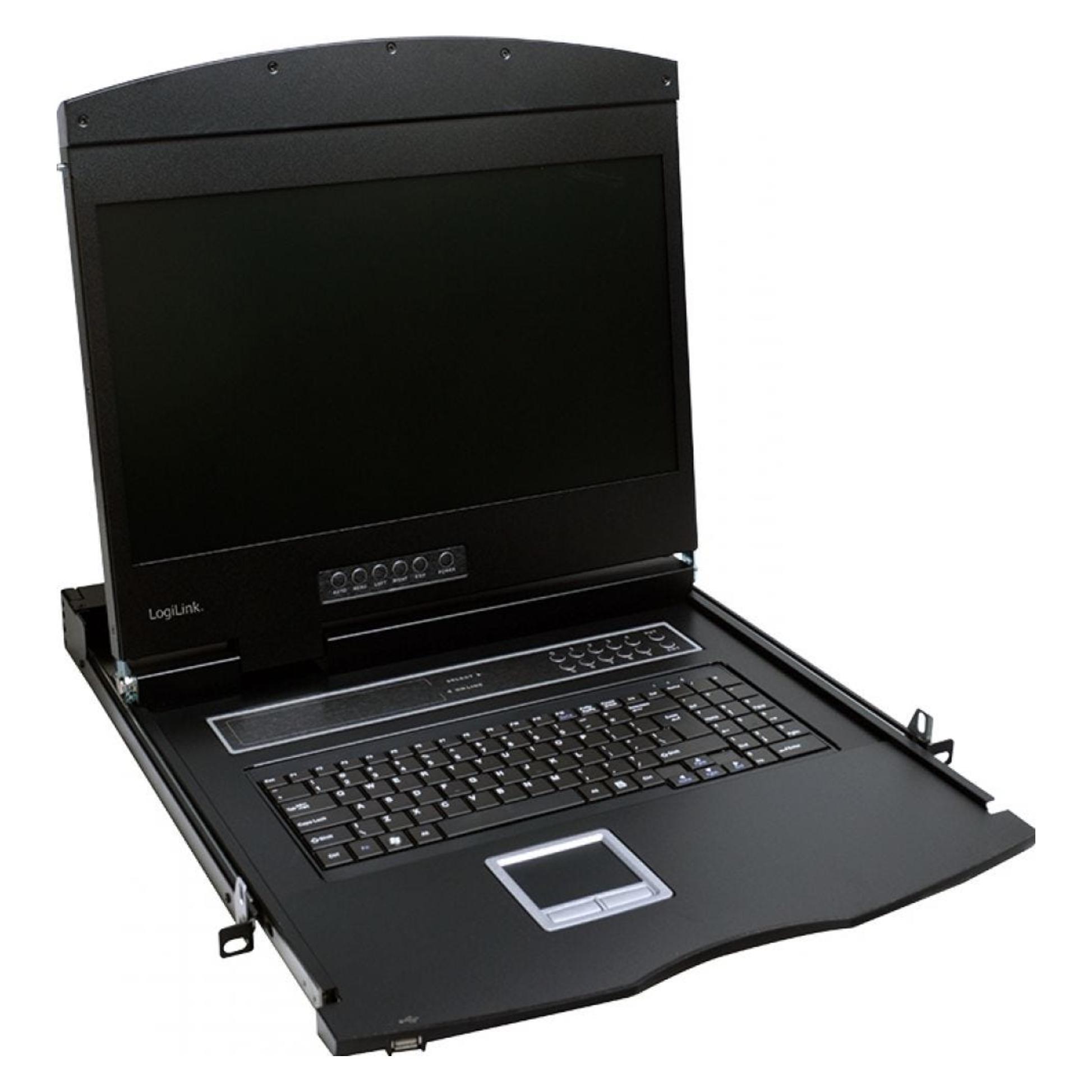 LogiLink LCD KVM Konsole mit 19"TFT Monitor & Tastatur(DE) (LC902GE)