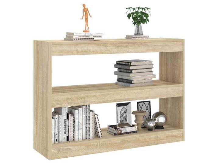 LVL - MEUBLE ETAGERE - Bibliothèque-Séparateur de pièce Chêne Sonoma 100x30x72 cm(1331)