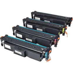 4 Kompatible Toner ersetzt Canon T12 Multipack KCMY
