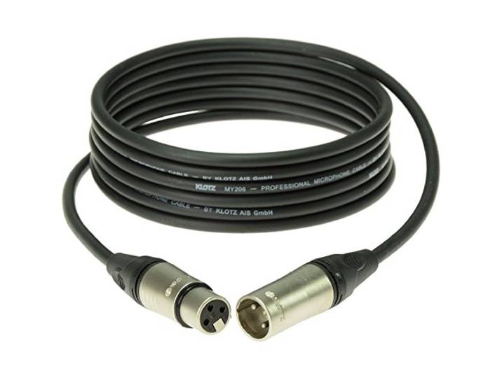 Klotz M1 Prime Microfoonkabel 20m Xlr/Xlr zwart