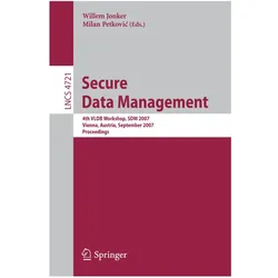 Secure Data Management, Fachbücher von Milan Petkovic, Willem Jonker