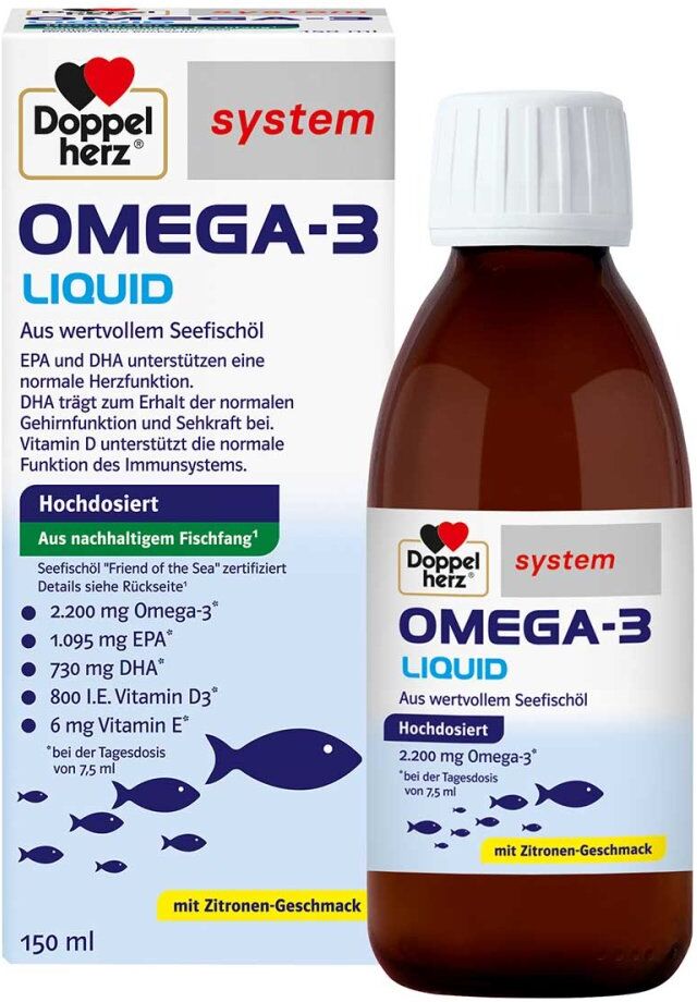 Doppelherz Omega-3 Liquid system 150ml