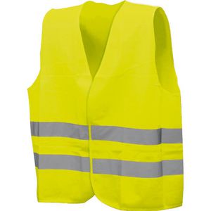 Böttcher-AG Warnweste Premium, waschbar, gelb, Kinderweste, DIN EN 1150, Universalgröße bis 140 cm