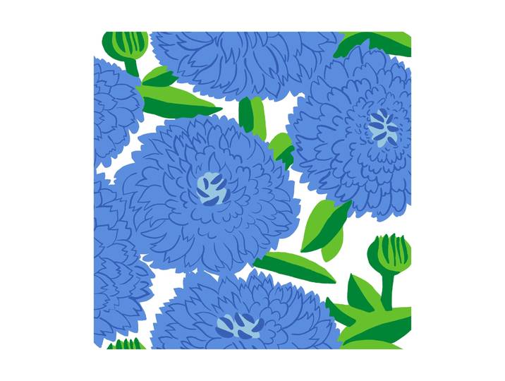 Marimekko Serviette Primavera 33x33 cm 20-pack Blue