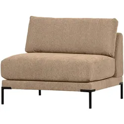 Modulsofa Couple Einzel-Element Stoff, modern, gepolstert, Farbe Butter, flexibles Design
