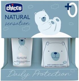 Chicco Set Natural Sensation Gel Champô 200 ml + Creme Balsâmico 100 ml