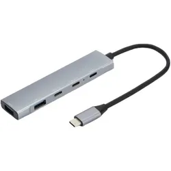 D2 Diffusion Hub USB C 5 ports, 2 ports USB A 3.2 gen 1, 2 ports USB-C 3.2 gen 1 superspeed 5 (USB-C, 5 Ports), Dockingstation + USB Hub