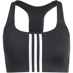 adidas Powerimpact Medium-Support 3-Streifen Sport-BH Damen IQ3369 - black S A-B