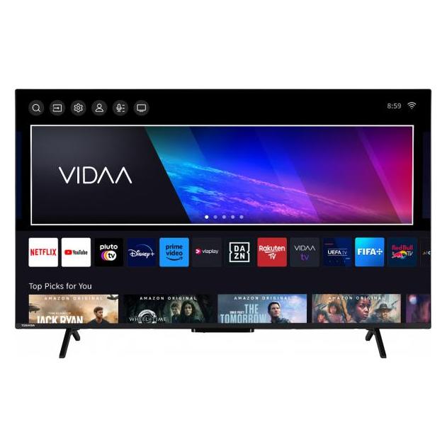 Toshiba 55QV2463DA, schwarz (55", QLED, 4K) (55QV2463DA)