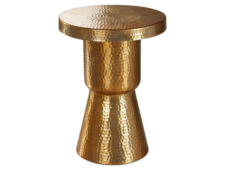 Mid.you Beistelltisch, Gold, Metall, rund, rund, 43x59x43 cm, Wohnzimmer, Wohnzimmertische, Beistelltische, Beistelltische Metall