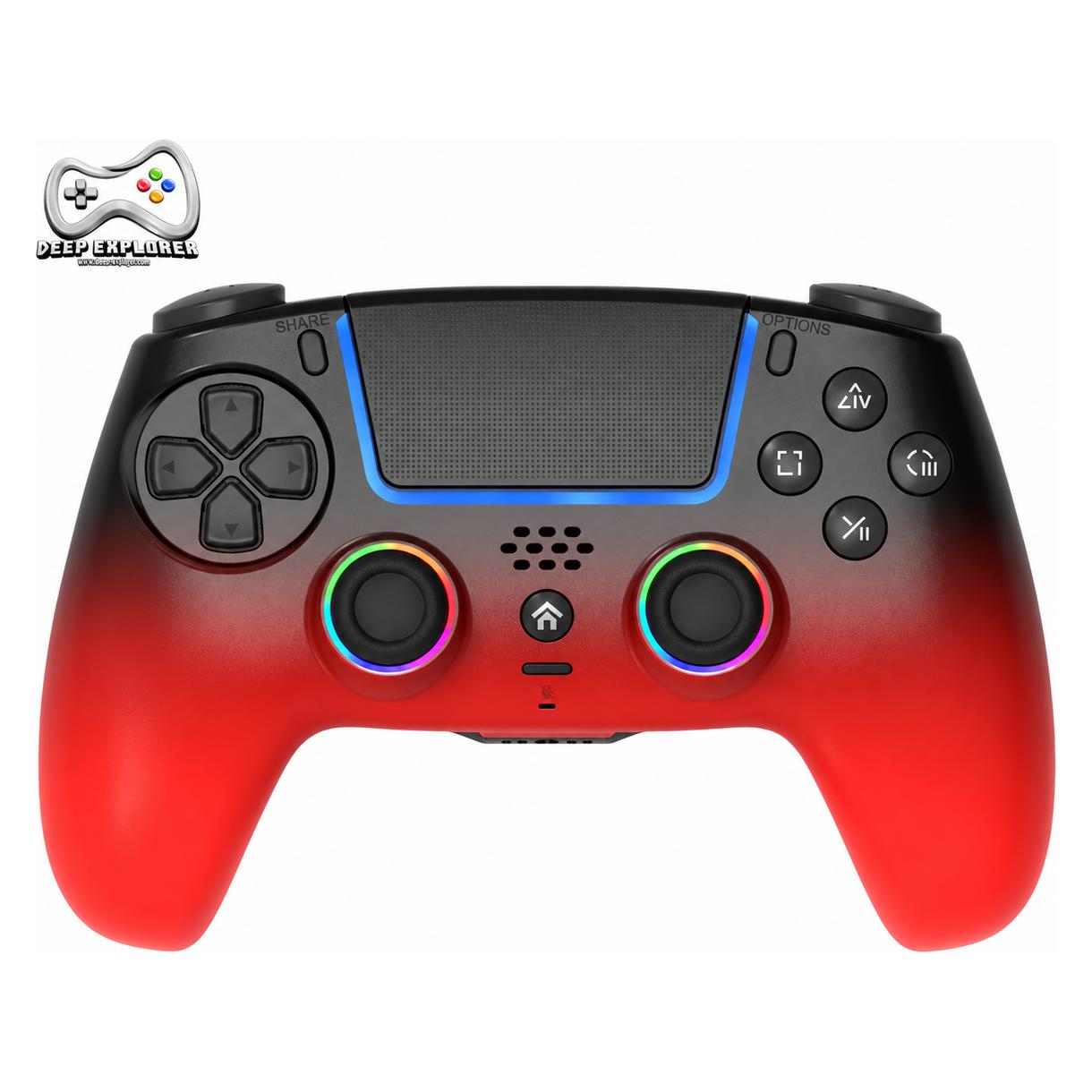 Deep Explorer - Pro RGB Wireless PS5 Controller (Eclipse Red) (Playstation Classic) (3760430320600)