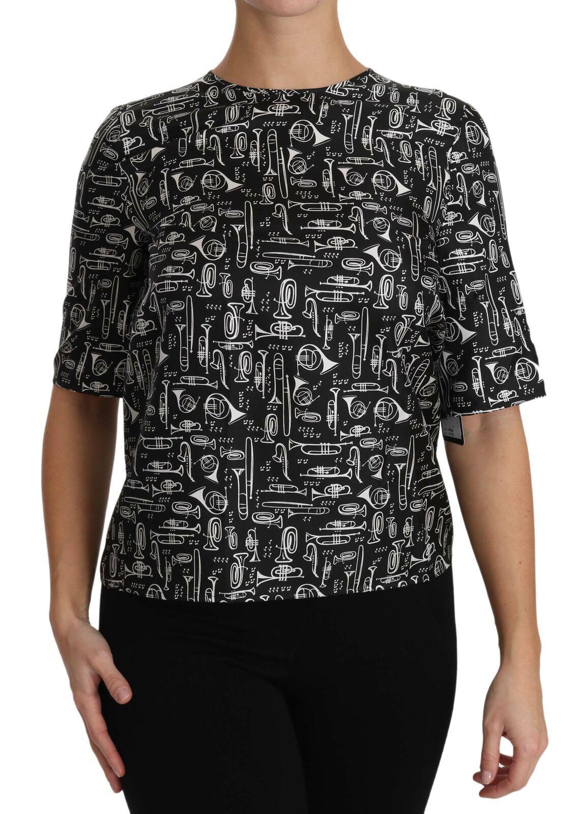 Musikinstrumente Print Top Tsh2894