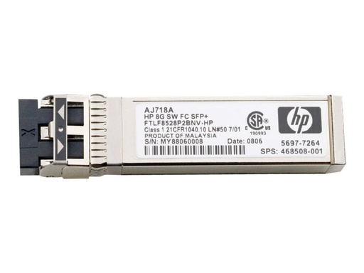 HPE SFP (Mini-GBIC)-Transceiver-Modul - 8 GB Fibre Channel (SW) (AJ718A)