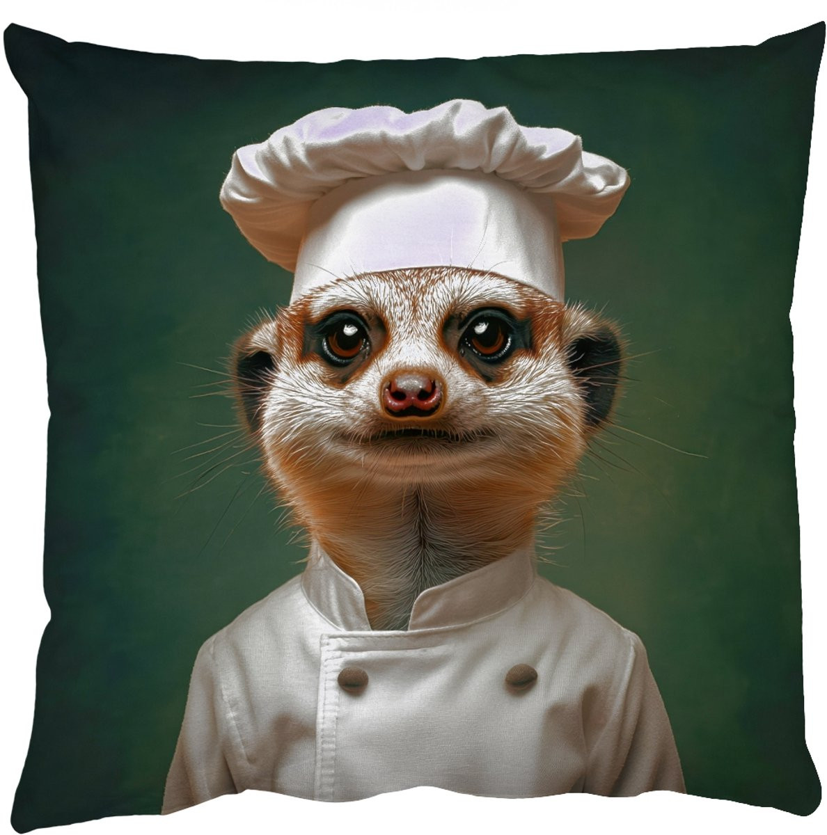 PillowMonkey Sierkussen Stokstaartje - 45 x 45 cm
