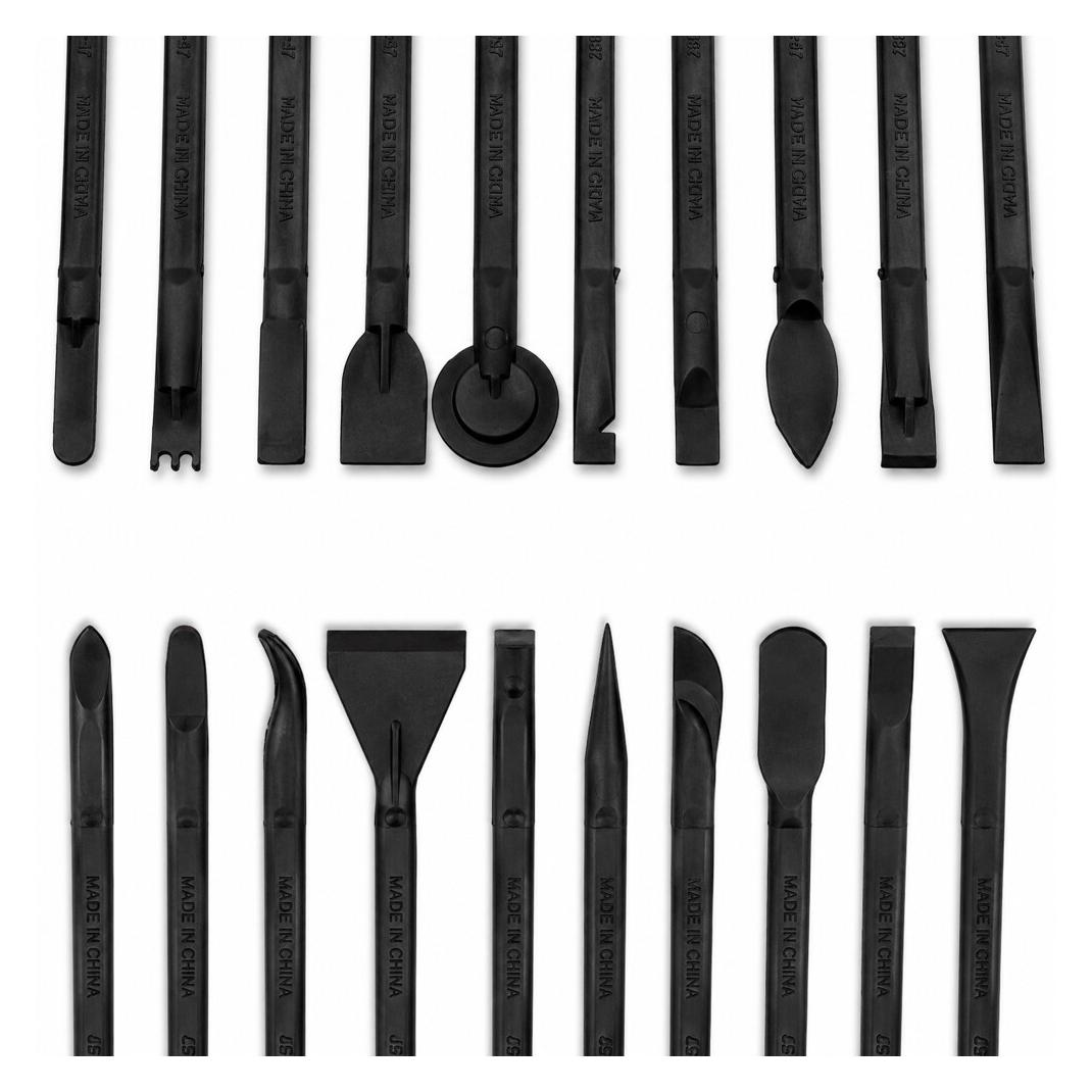 OEM 10-in-1 JF-857 Kunststoff-Spudger- Set für iPhone/iPad/Laptops, schwarz (JF-857)