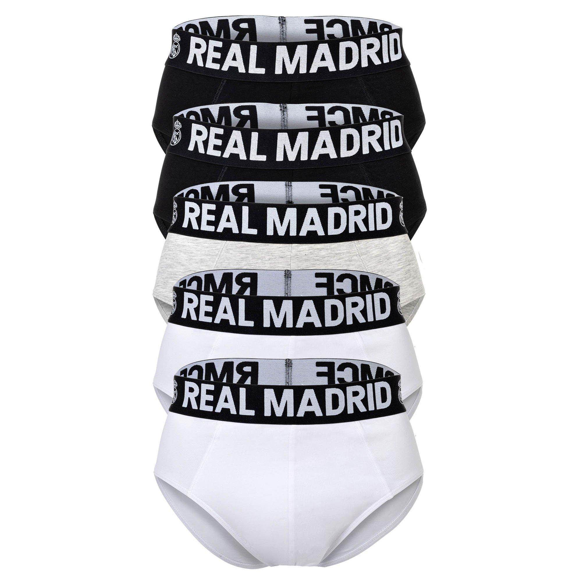Real Madrid Fc Rm Men Briefs 5-Pack Slip