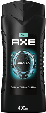 Axe Apollo 3 em 1 Cara Corpo e Cabelo