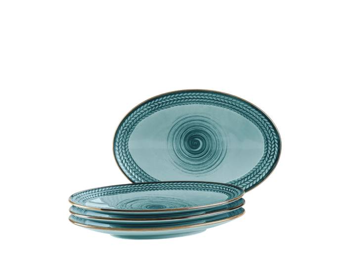 Servierplatte MÄSER Prospero , blau, Servierplatten, Servierplatte