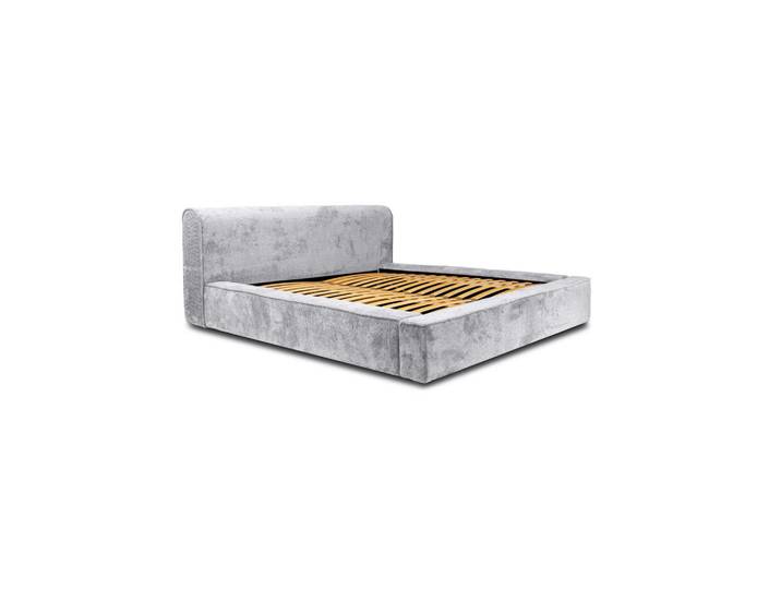 Fedve Polsterbett aus Polstermaterial Pedrosa 140x200 cm, Hellgrau, 140x200 cm, Schlafzimmer, Betten, Polsterbetten