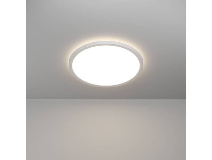 Plafonnier LED rond Ø 39cm Blanc/Blanc polycarbonate LED Module LED