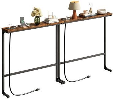 No "Couch Table with Charging Station - 5.9""D x 63""W x 30.3""H"
