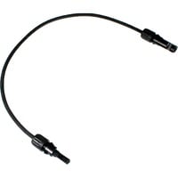 Solar Verlängerungskabel 6mm², Stecker - Buchse 1,5 Meter, 0% schwarz, 0% MWST
